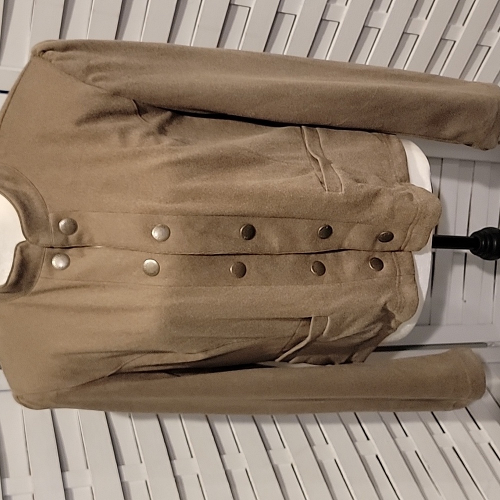 Philosophy Brown Utility Jacket With Crew Neckline Size XL